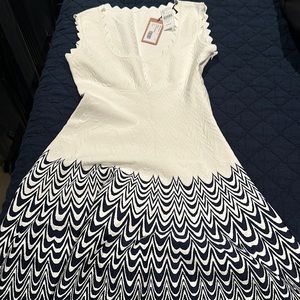 Alaia ball gown- never worn, with tags - blue and white